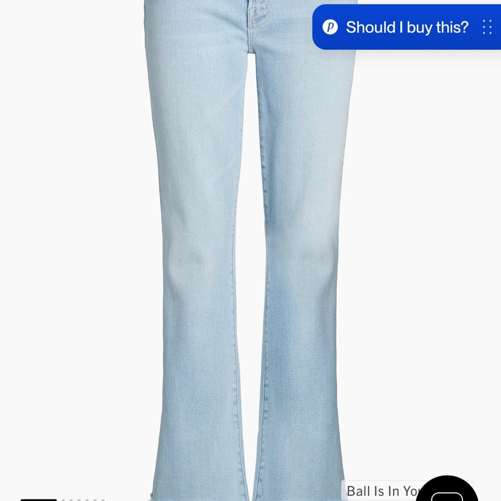 Mother Denim. Hustler Ankle Fray. Home on The Range.  33.